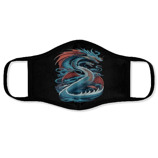 Fire-Breathing Majesty Face Masks