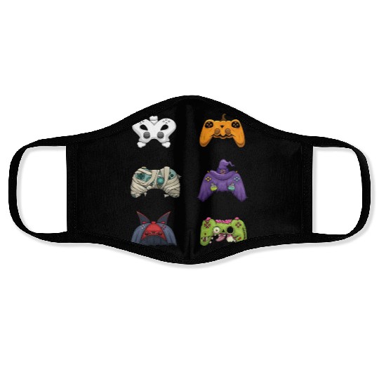 Gaming Gamer Game Controller Lazy Creepy Halloween Face Masks