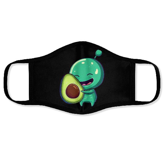 Green Alien Avocado: Exotic Fusion Face Masks