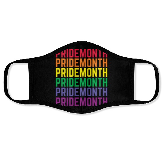 Pride Month Lgbt Demon Transgender Lesbian Gay Face Masks