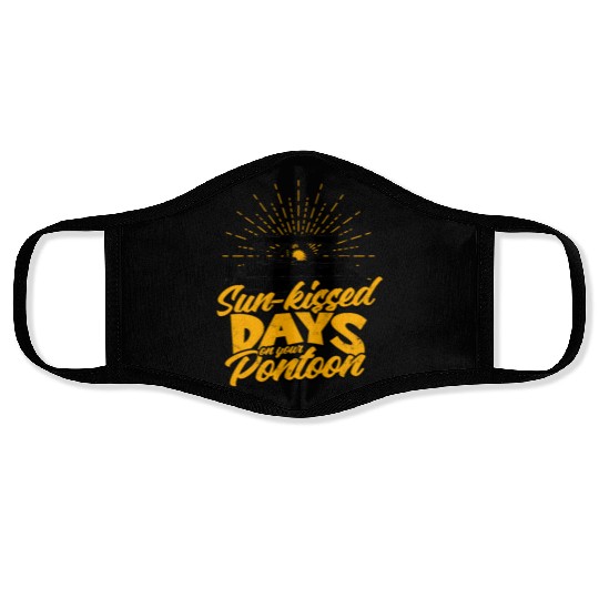 Sun-kissed days on your pontoon - Pontoon Face Masks