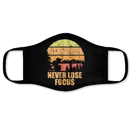 Funny Camera Photography Quote Gift Face Masks