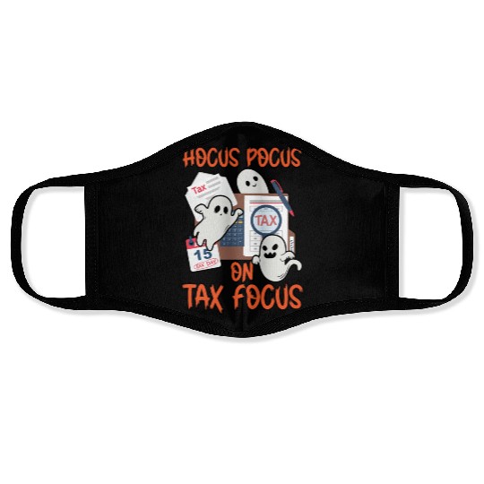 Hocus Focus on Tax Focus Accountant Halloween Face Masks
