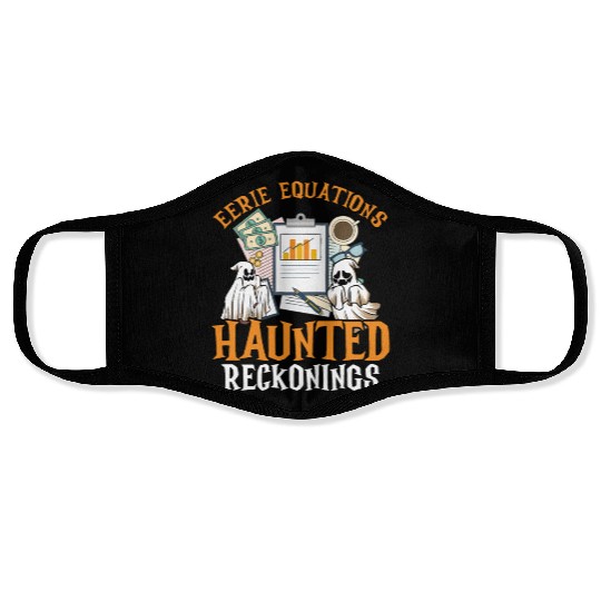 Eerie Equations Haunted Reckonings Halloween Face Masks