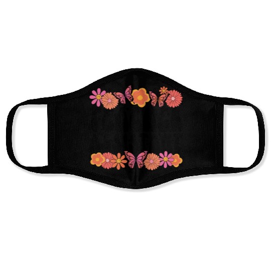 Floral Teacher Assistant Face Masks