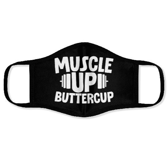 Muscle Up Buttercup 2 Face Masks