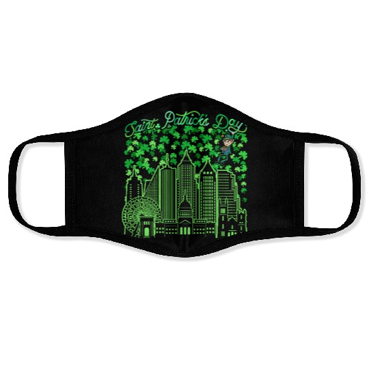 Saint Patrick's Day Atlanta Georgia Face Masks