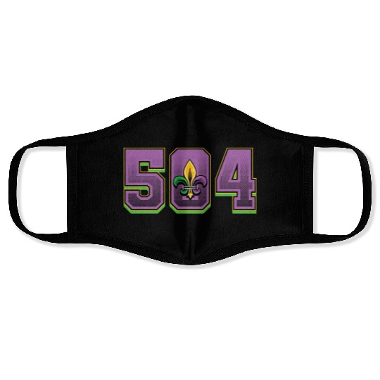 504 Mardi Gras Face Masks