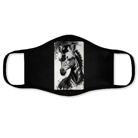 Sweet Giraffe Chic - Elevate Your Style with Grace Face Masks