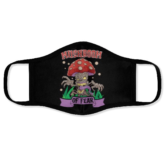 Horror Halloween Mushroom Collector Mushroom Farm Face Masks