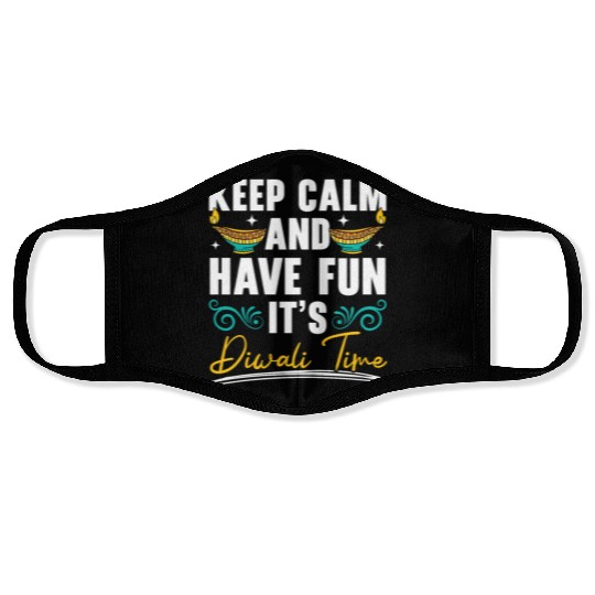 Happy Diwali Diwali Festival Indian Hindu Hinduism Face Masks