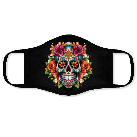 Day of the Dead Iconic Sugar Skull Face Masks