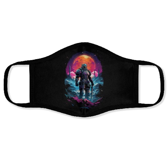 Astro Knight Face Masks