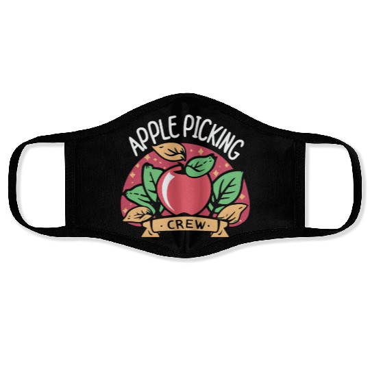Apple Picking Crew Face Masks