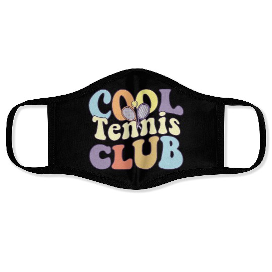 Cool Tennis Club Tennis Coach Tennis Crew Matching Face Masks