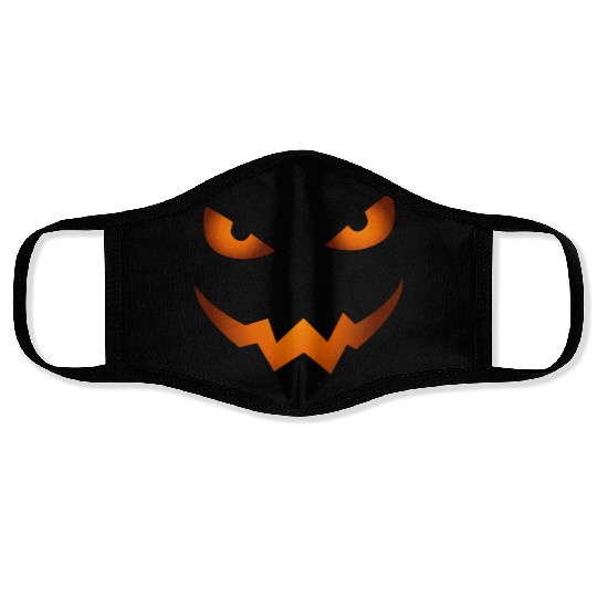 Scary Jack O Lantern Pumpkin Face Halloween Face Masks