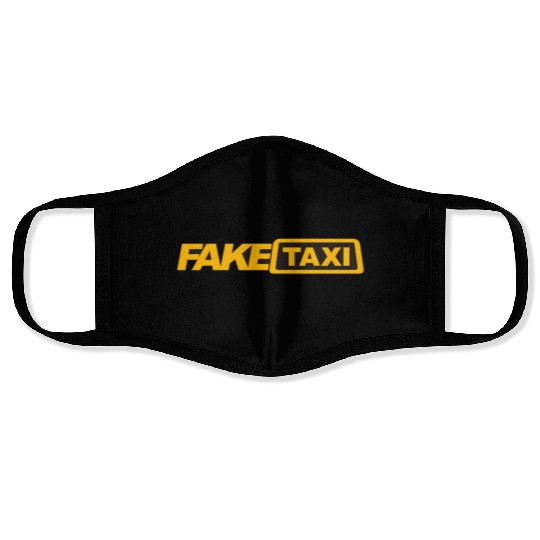fack taxi Face Masks