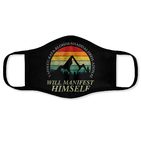 Yahweh - Will Manifest Himself Worshiper Inspiring Face Masks
