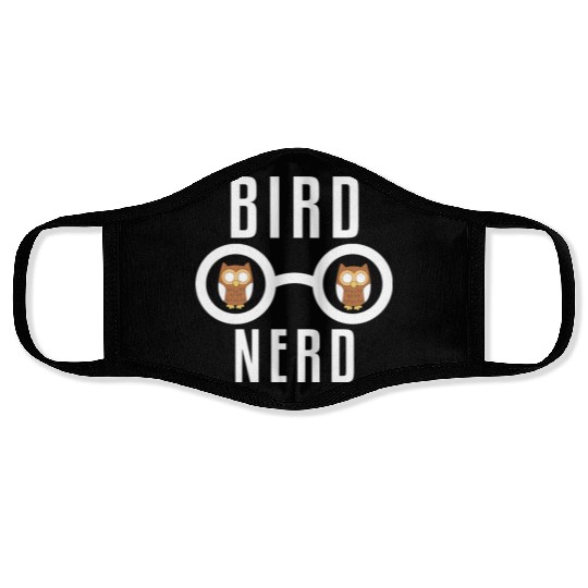 Bird Nerd Face Masks
