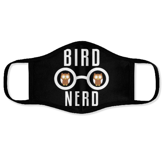 Bird Nerd Face Masks