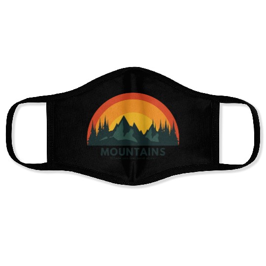 Mountain | Hiking | Adventure | Nature Face Masks