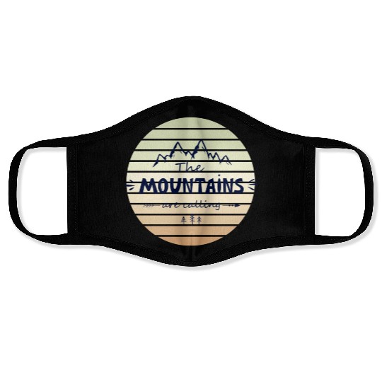 Mountains | Hiking | Nature | Adventure Face Masks