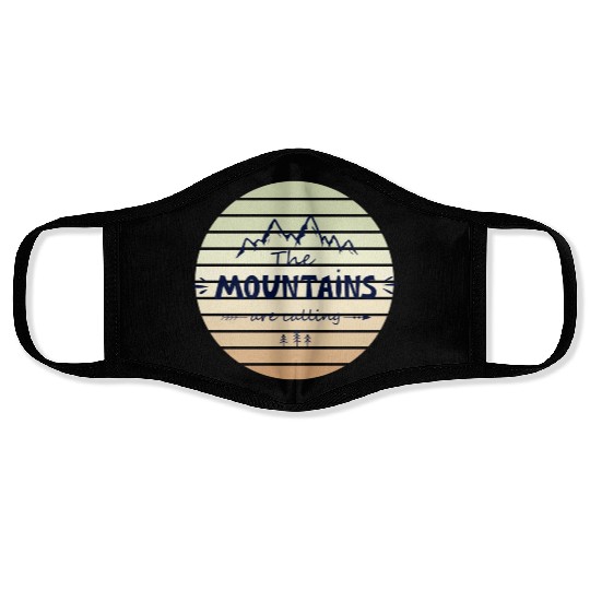 Mountains | Hiking | Nature | Adventure Face Masks