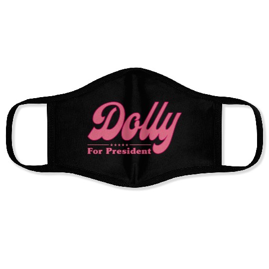 Dolly Parton For President Election Face Masks