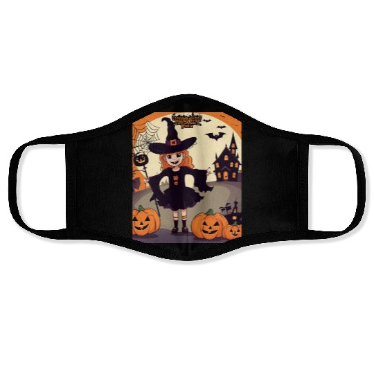 Happy Halloween Party Face Masks