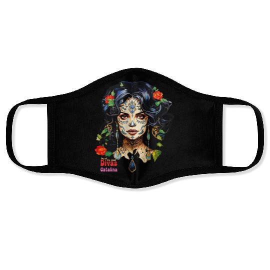 Day of the Dead Divas - Catalina Face Masks