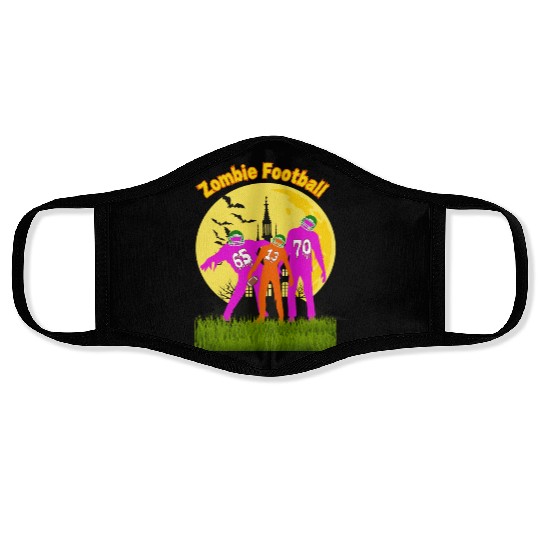 Halloween Zombie Football Face Masks