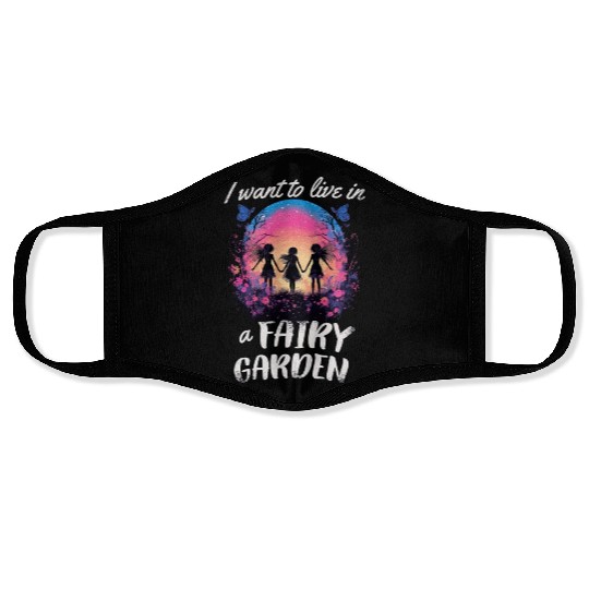 Gardening Garden-plants Landscape-Gardener sayings Face Masks