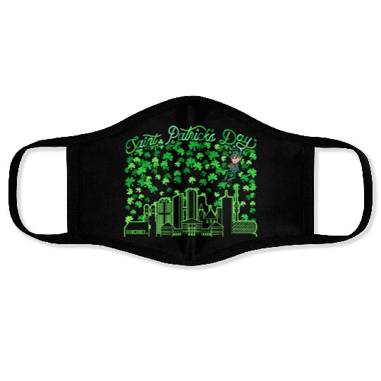 Saint Patrick's Day Munich Germany Face Masks