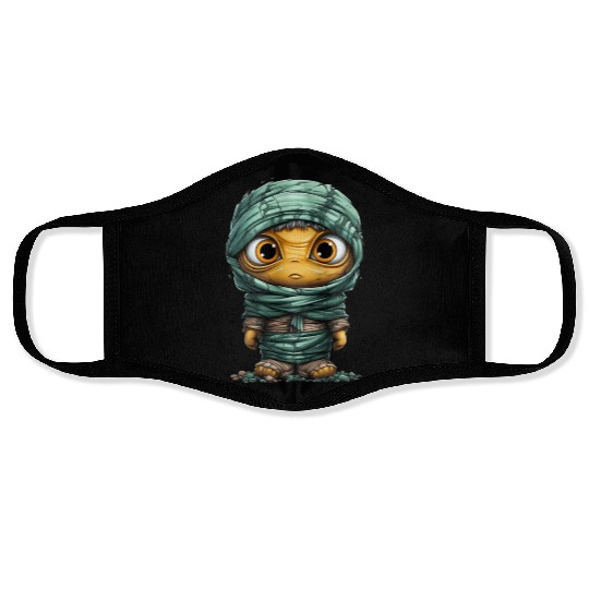 Halloween Spooky Cartoon Mummy Face Masks