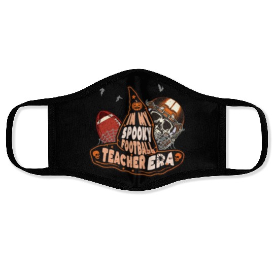 In My Spooky Football Teacher Era Witch Face Masks