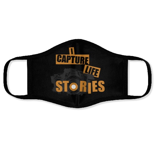 I CAPTURE LIFE STORIES Photography For Photographe Face Masks