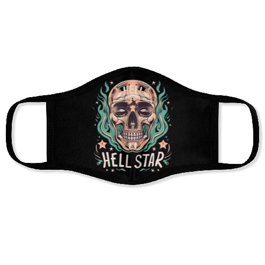 Hell star Face Masks