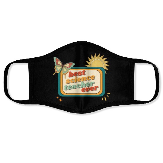 Teacher Appreciation, best science teacher ever Face Masks