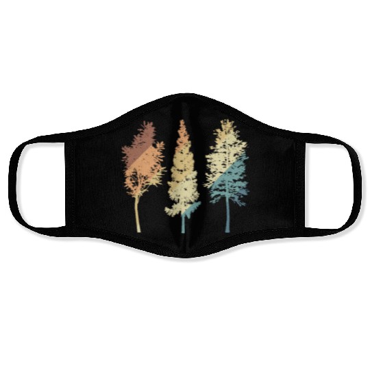 Tree Friends in Nature Leaves Environment Face Masks