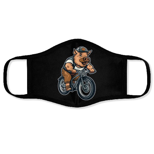 Pig Pork Bicycle Face Masks