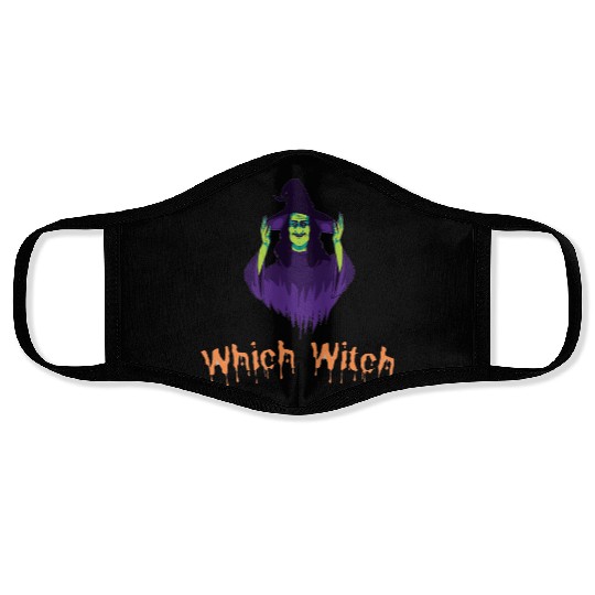 Which Witch Face Masks - Funny Halloween vaction