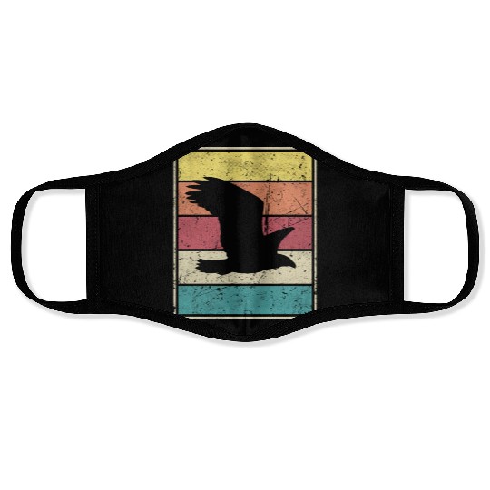 Eagle Bird Retro Vintage classic Face Masks