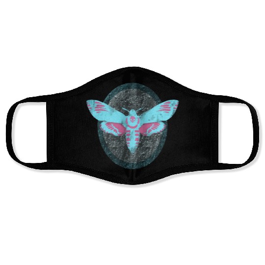 Framed Death's Head Hawk Moth Face Masks