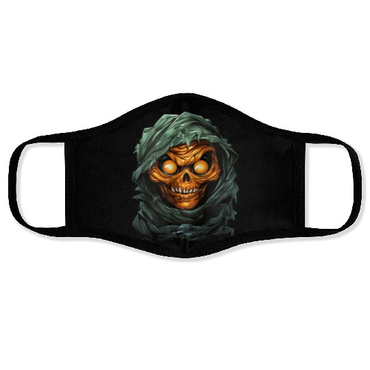 Halloween Spooky Cartoon Mummy Face Masks
