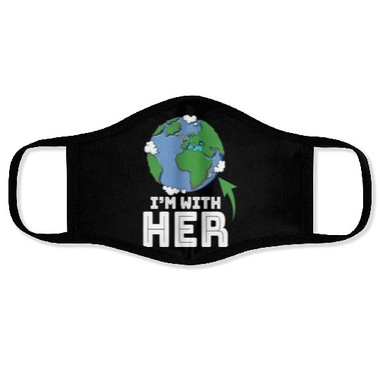 SCIENCE - I'M WITH HER Face Masks