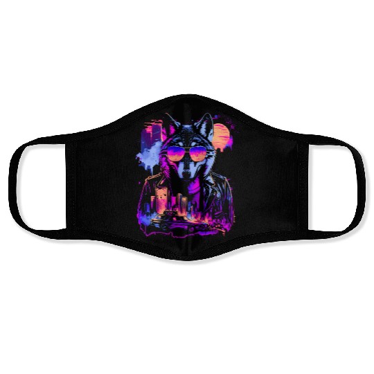 Synthwave Pack Alpha Face Masks