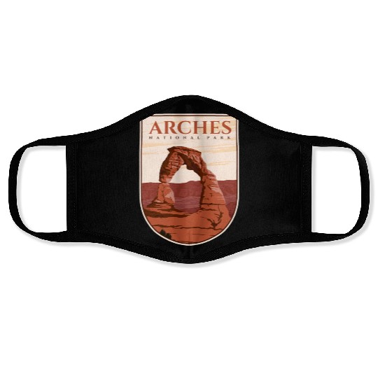 Arches National Park Stickers Face Masks