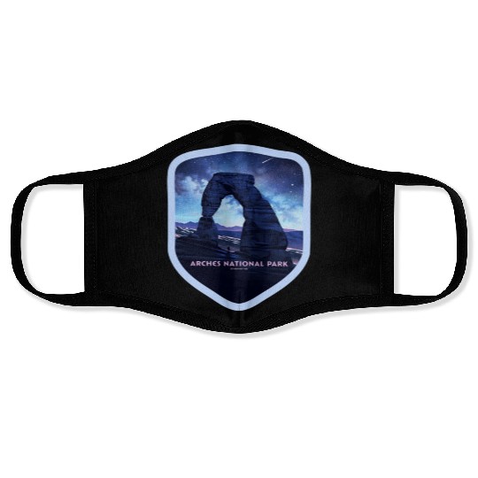 Arches National Park Stickers Face Masks