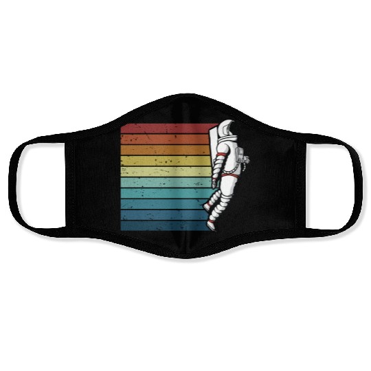 Retro Astronautical Spacecraft Cosmonaut Astronaut Face Masks