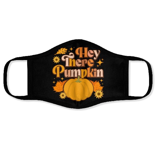 Hey There Pumpkin Halloween Face Masks